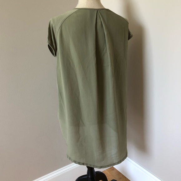 Mur Mur Mixed Media Tunic Top - Picture 8 of 9